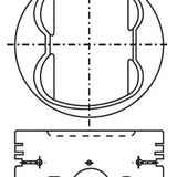 Piston & Pin Set TOYOTA 7MGE DOHC 24V 6P1175-STD - Nason
