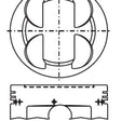 Piston & Pin Set HOLDEN ISUZU 6VD1 DOHC 24V 6P1186-STD - NASON