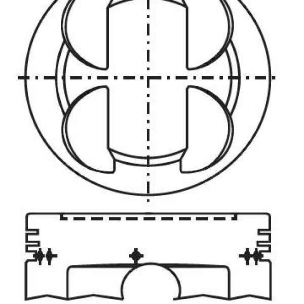 Piston & Pin Set HOLDEN ISUZU 6VD1 DOHC 24V 6P1186-1.00 - NASON
