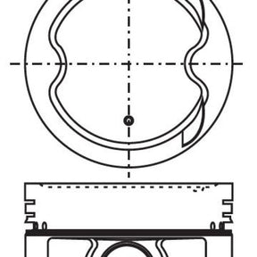 Piston & Pin Set TOYOTA 1FZFE DOHC 12V 6P1225-1.00 - NASON