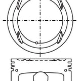 Piston & Pin Set HYUNDAI G6CU DOHC 24V 6P1228-0.50 - Nason