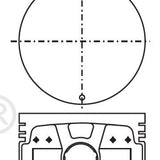 Piston & Pin Set NISSAN VG30DE DOHC 6P1230-STD - Nason