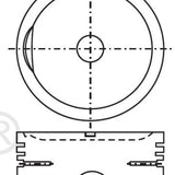 Piston & Pin Set TOYOTA 5MGE 6P1288-1.00 - Nason