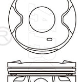 Piston & Pin Set TOYOTA 1GR-FE DOHC 24V GRJ150 6P1293-0.50 - Nason