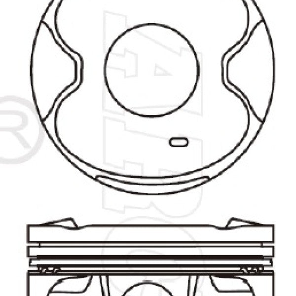 Piston & Pin Set TOYOTA 1GR-FE DOHC 24V GRJ150 6P1293-STD - NASON