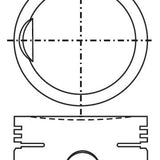 Piston & Pin Set TOYOTA 4M SOHC 12V 6P1306-1.00 - Nason