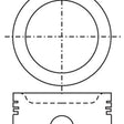 Piston & Pin Set NISSAN L28 SOHC 12V 6P1307-0.50 - NASON