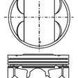 Piston & Pin Set NISSAN VQ35DE 6P1350-STD - NASON