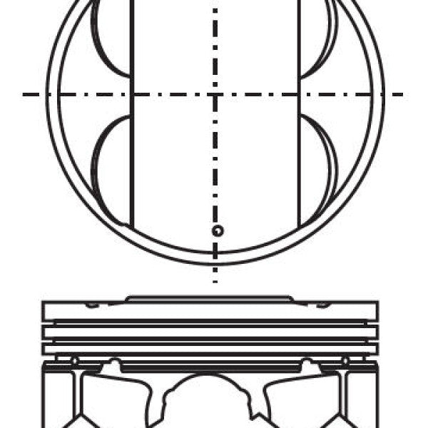 Piston & Pin Set NISSAN VQ35DE 6P1350-STD - NASON