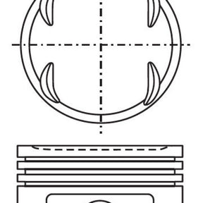 Piston & Pin Set HUYNDAI G6DB 6P1374-0.50 - NASON