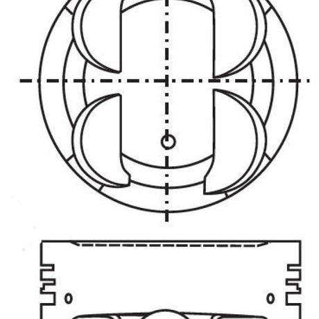 Piston & Pin Set TOYOTA 2JZ-GE 6CYL 6P1388-STD - Nason