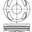 Piston & Pin Set TOYOTA 2JZ-GTE 6CYL 6P1389-1.00 - NASON
