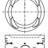 Piston & Pin Set TOYOTA 7MGTE 6CYL 6P1390-1.00 - Nason