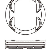 Piston & Pin Set HYUNDAI G6DC 6P1410-0.50 - Nason