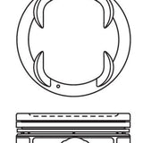 Piston & Pin Set HYUNDAI G6DA 6P1412-0.50 - Nason