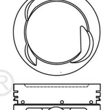 Piston & Pin Set MAZDA JE-ZE 6P1420-0.50 - Nason