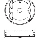 Piston & Pin Set HONDA J35A5 6P1446-0.50 - Nason
