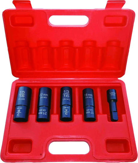 6PT CR-V Thin Walled Flip Impact Socket Set - PKTool | Universal Auto Spares