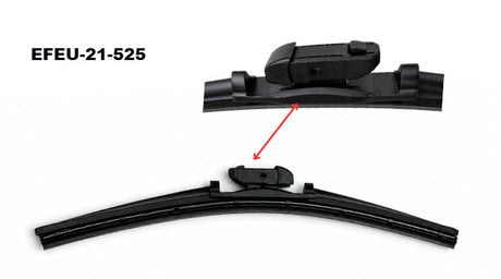'Ultimate' Beam Blade (525mm) Exact Fit EFEU-21-525 - Exelwipe