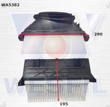 Air Filter A1940 Fits Mercedes (Right Hand Side) WA5382 - Wesfil | Universal Auto Spares