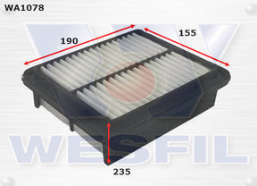 Air Filter A1420 Fits Suzuki WA1078 - Wesfil