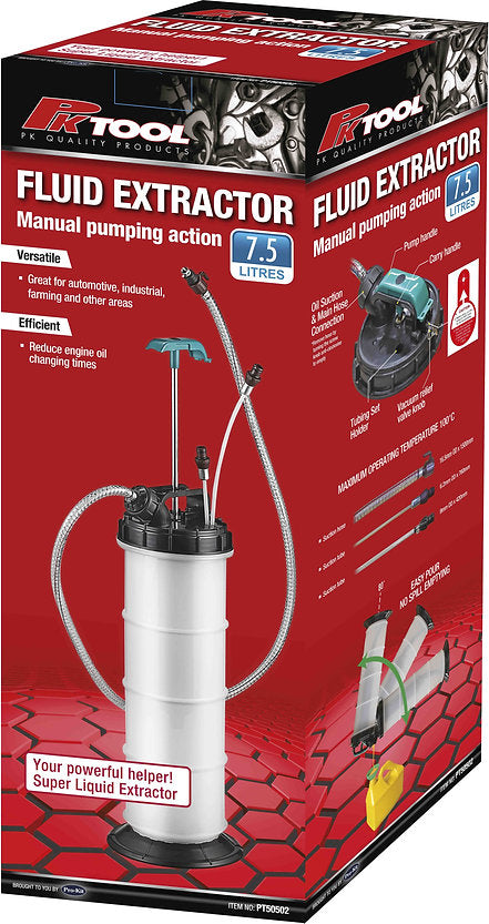 7 1/2LTR Manual Pumping Action Easy Pour No Spill Emptying - PKTool | Universal Auto Spares