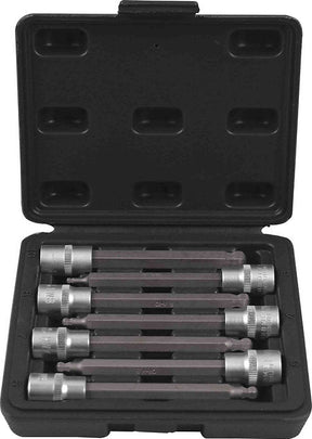 7 Piece 3/8” DR Ball End Wobble Hex Bits Socket Set - PKTool