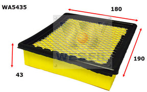 Air Filter A1899 Fits Holden WA5435 - Wesfil