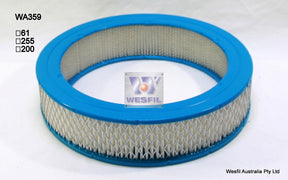 Air Filter A359 Fits Holden/Nissan WA359 - Wesfil