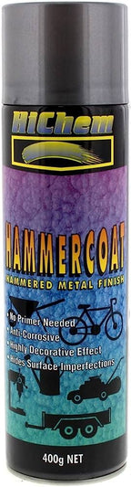 Hammer Coat Charcoal Spray Paint Hammered Metal Finish 400g - HiChem