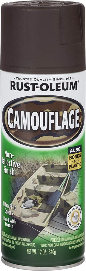 Specialty Earth Brown Camouflage Non-Reflective Finish 340g - Rust-Oleum