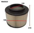 Air Filter A1541 Fits Toyota WA5023 - Wesfil | Universal Auto Spares