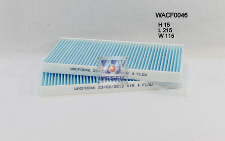 Cabin Filter RCA195P Fits Hyundai/Kia WACF0046 - Wesfil | Universal Auto Spares