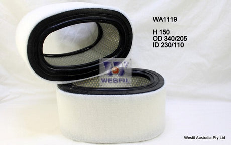 Air Filter Fits Ford WA1119 - Wesfil | Universal Auto Spares