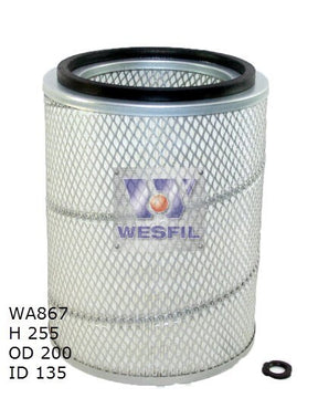 Air Filter HDA5567 Fits Isuzu/Nissan WA867 - Wesfil
