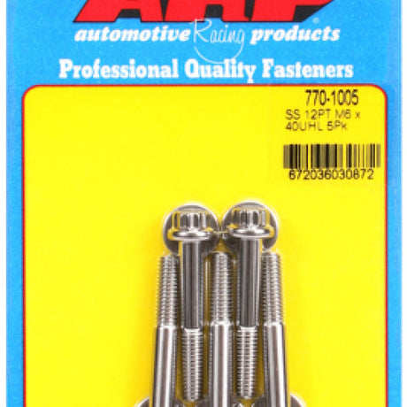 Metric Bolt Kit M6 BOLTS 770-1005 - ARP