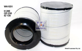 Air Filter A1377 Fits Isuzu WA1031 - Wesfil