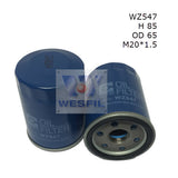 Oil Filter Z547 Fits Honda/Nissan WZ547 - Wesfil | Universal Auto Spares