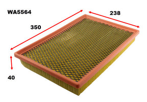 Air Filter A2066 Fits Ram WA5564 - Wesfil