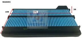 Air Filter A1570 Fits Honda WA5093 - Wesfil