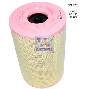 Air Filter HDA6005 Fits Iveco WA5326 - Wesfil