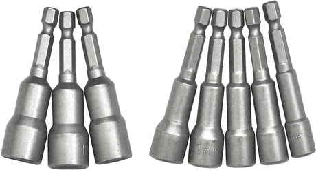 8 Pieces 1/4˝ DR Magnetic Nut Driver Set - PKTool