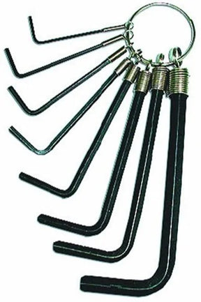 8 Pieces Keyring Hex Key Set With Carry Pouch - PKTool