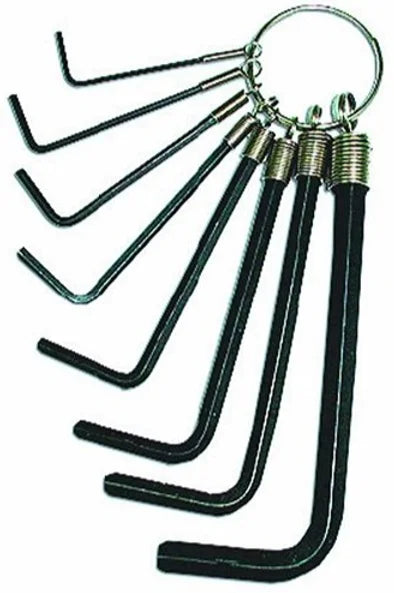 8 Pieces Keyring Hex Key Set With Carry Pouch - PKTool | Universal Auto Spares