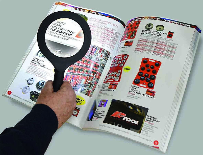 80mm Magnifying Glass With 3W Leds - PKTool | Universal Auto Spares