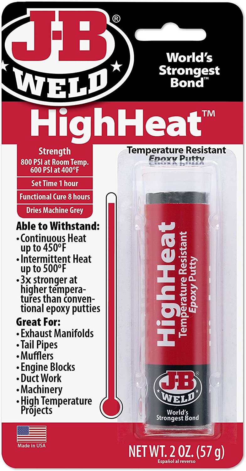 High Heat 500 Degree Epoxy Putty Stick 57g - J-B Weld | Universal Auto Spares