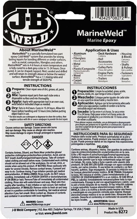 Marine Weld Twin Tube 57g - J-B Weld