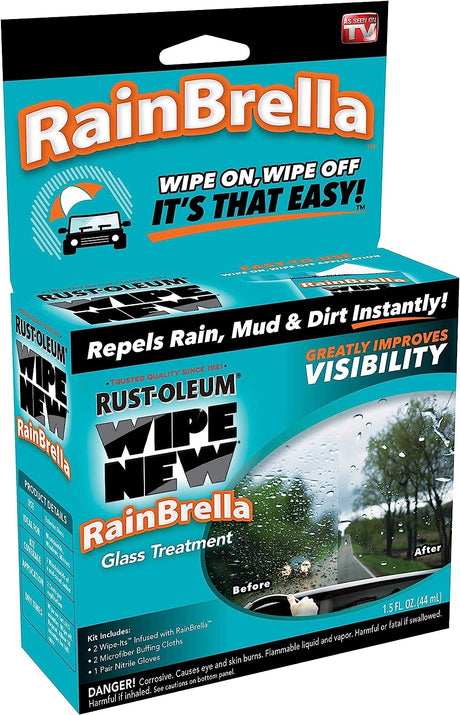 RainBrella Repels Rain, Mud & Dirt Instantly Glass Treatment - Rust-Oleum | Universal Auto Spares