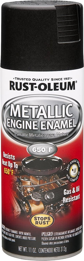 Metallic Engine Enamel BlackNight Custom Shop 650°F 312g - Rust-Oleum