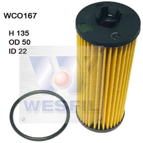 Oil Filter R2731P Fits Chrysler/Dodge/Fiat/Jeep WCO167 - Wesfil